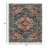 SAFAVIEH Madison Collection Area Rug - 5'3" x 7'6", Teal & Fuchsia, Boho Chic Medallion Design, Non-Shedding & Easy Care, Ideal for High Traffic Areas in Living Room, Bedroom (MAD154L) view 2