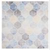 SAFAVIEH Area Rug 8x10 - Madison Collection - Large - Ivory & Blue, Glam Ogee Trellis Distressed Design, Non-Shedding & Easy Cleaning, Ideal for Living Room, Bedroom, Office, Dining Space (MAD604D) view 2