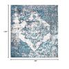 SAFAVIEH Area Rug 8x10 - Classic Vintage Collection - Large - Navy & Ivory, Medallion Distressed Design, Non-Shedding & Easy Cleaning, Ideal for Living Room, Bedroom, Office, Dining Space (CLV703N) view 2