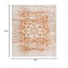 SAFAVIEH Area Rug 8x10 - Madison Collection - Large - Orange & Ivory, Snowflake Medallion Distressed Design, Non-Shedding & Easy Cleaning, Ideal for Living Room, Bedroom, Office, Dining (MAD603P) view 2