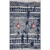 SAFAVIEH Area Rug 8x10 - Adirondack Collection - Large - Navy & Light Grey, Boho Distressed Design, Non-Shedding & Easy Cleaning, Ideal for Living Room, Bedroom, Office, Dining Space (ADR202N) view 3