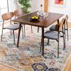 SAFAVIEH Madison Collection Area Rug - 11' Square, Cream & Multi, Boho Chic Distressed Design, Non-Shedding & Easy Care, Ideal for High Traffic Areas in Living Room, Bedroom (MAD611B) view 2