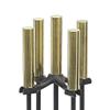 Minuteman International Bedford Fireplace Tool Set, Polished Brass and Black view 4