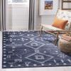 SAFAVIEH Area Rug 8x10 - Adirondack Collection - Large - Navy & Silver, Moroccan Boho Tribal Design, Non-Shedding & Easy Cleaning, Ideal for Living Room, Bedroom, Office, Dining Space (ADR208N) view 1