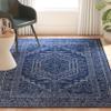 SAFAVIEH Area Rug 8x10 - Adirondack Collection - Large - Navy & Silver, Moroccan Boho Tribal Design, Non-Shedding & Easy Cleaning, Ideal for Living Room, Bedroom, Office, Dining Space (ADR208N) view 3