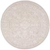 SAFAVIEH Reflection Collection Area Rug - 6'7" Round, Cream & Ivory, Non-Shedding & Easy Cleaning, Ideal for Living Room, Bedroom (RFT665D) view 3