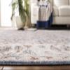 SAFAVIEH Heirloom Collection Accent Rug - 3' x 5', Ivory & Blue, Traditional Oriental Design, Non-Shedding & Easy Care, Ideal for High Traffic Areas in Entryway, Living Room, Bedroom (HRL701A) view 2