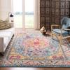 SAFAVIEH Area Rug 8x10 - Phoenix Collection - Large - Turquoise & Beige, Boho Oriental Medallion Design, Non-Shedding & Easy Cleaning, Ideal for Living Room, Bedroom, Office, Dining Space (PHX153K) view 1