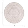 SAFAVIEH Area Rug 5' Round - Reflection Collection - Light Grey & Cream, Non-Shedding & Easy Cleaning, Ideal for Living Room, Bedroom (RFT664C) view 2