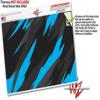 Skin Decal Wrap for Thermos Funtainer 16oz Bottle Jagged Camo Neon Blue (BOTTLE NOT INCLUDED) by WraptorSkinz view 3
