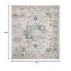SAFAVIEH Area Rug 8x10 - Madison Collection - Large - Turquoise & Ivory, Snowflake Medallion Distressed Design, Non-Shedding & Easy Cleaning, Ideal for Living Room, Bedroom, Dining Space (MAD603K) view 2
