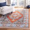 SAFAVIEH Persian Collection Accent Rug - 3' x 5', Rust & Blue, Distressed Design, Non-Shedding & Easy Care, Ideal for High Traffic Areas in Entryway, Living Room, Bedroom (VTP482P) view 1