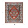 SAFAVIEH Persian Collection Accent Rug - 3' x 5', Rust & Blue, Distressed Design, Non-Shedding & Easy Care, Ideal for High Traffic Areas in Entryway, Living Room, Bedroom (VTP482P) view 2