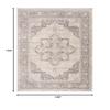 SAFAVIEH Area Rug 9x12 - Brentwood Collection - Large - Cream & Grey, Medallion Distressed Design, Non-Shedding & Easy to Clean, Ideal for Living Room, Bedroom, Dining Space (BNT865B) view 2