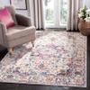 SAFAVIEH Madison Collection Area Rug - 6'7" x 9'2", Purple Pink Fuchsia & Ivory, Boho Chic Distressed Design, Non-Shedding & Easy Cleaning, Ideal for Living Room, Bedroom, Dining Space (MAD603R) view 1