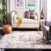 SAFAVIEH Madison Collection Area Rug - 6'7" x 9'2", Purple Pink Fuchsia & Ivory, Boho Chic Distressed Design, Non-Shedding & Easy Cleaning, Ideal for Living Room, Bedroom, Dining Space (MAD603R) view 3