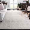 SAFAVIEH Area Rug 8x10 - Madison Collection - Large - Ivory & Silver, Glam Ogee Trellis Distressed Design, Non-Shedding & Easy Cleaning, Ideal for Living Room, Bedroom, Office, Dining Space (MAD604B) view 1