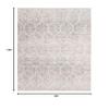 SAFAVIEH Area Rug 8x10 - Madison Collection - Large - Ivory & Silver, Glam Ogee Trellis Distressed Design, Non-Shedding & Easy Cleaning, Ideal for Living Room, Bedroom, Office, Dining Space (MAD604B) view 2