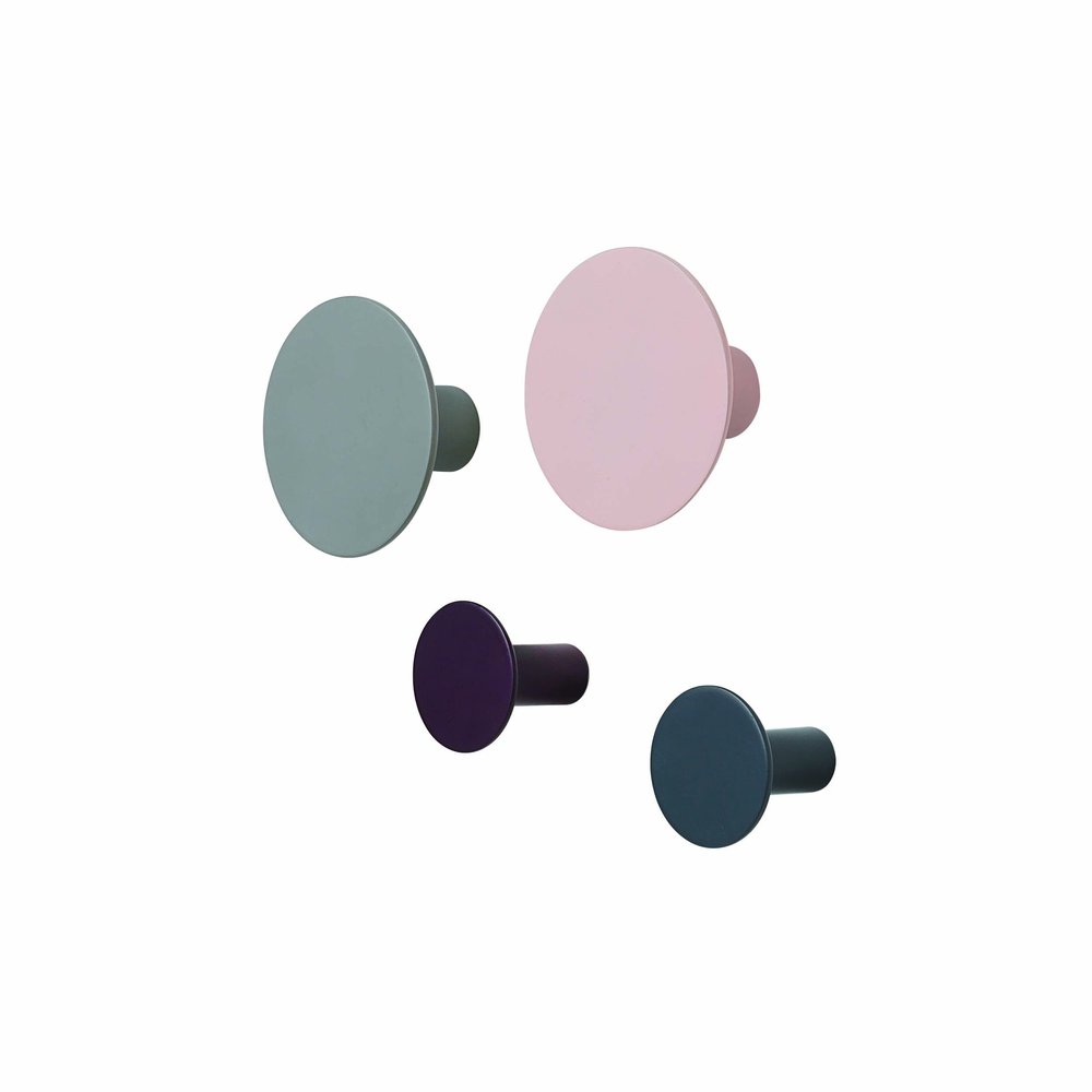 Blomus Wandhaken-65801 Wall Hook Set, Multi-Colour, 4.5 cm