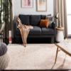 SAFAVIEH Area Rug 8x10 - Madison Collection - Large - Cream & Orange, Glam Ogee Trellis Distressed Design, Non-Shedding & Easy Cleaning, Ideal for Living Room, Bedroom, Office, Dining Space (MAD604H) view 3