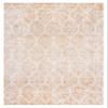SAFAVIEH Area Rug 8x10 - Madison Collection - Large - Cream & Orange, Glam Ogee Trellis Distressed Design, Non-Shedding & Easy Cleaning, Ideal for Living Room, Bedroom, Office, Dining Space (MAD604H) view 4