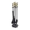 Minuteman International Carlisle Fireplace Tool Set, Antique Brass view 1