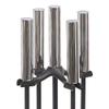 Minuteman International Bedford Fireplace Tool Set, Chrome and Black view 4