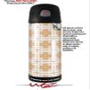 Skin Decal Wrap for Thermos Funtainer 16oz Bottle Boxed Peach (BOTTLE NOT INCLUDED) by WraptorSkinz view 2