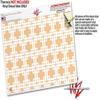 Skin Decal Wrap for Thermos Funtainer 16oz Bottle Boxed Peach (BOTTLE NOT INCLUDED) by WraptorSkinz view 3