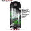 Skin Decal Wrap for Thermos Funtainer 16oz Bottle ZaZa Green (BOTTLE NOT INCLUDED) by WraptorSkinz view 2