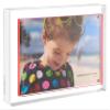 Canetti ORIGINAL MAGNET FRAME ACCENT COLOR RED ACRYLIC LUCITE FRAME HOLDS 4 x 6 PICTURE view 1