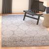 SAFAVIEH Area Rug 8x10 - Madison Collection - Large - Grey & Ivory, Glam Ogee Trellis Distressed Design, Non-Shedding & Easy Cleaning, Ideal for Living Room, Bedroom, Office, Dining Space (MAD604F) view 4