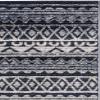 SAFAVIEH Adirondack Collection Area Rug - 6' Square, Ivory & Navy, Moroccan Boho Distressed Design, Non-Shedding & Easy Care, Ideal for High Traffic Areas in Living Room, Bedroom (ADR119M) view 4