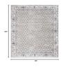 SAFAVIEH Area Rug 8x10 - Brentwood Collection - Large - Light Grey & Blue, Oriental Distressed Design, Non-Shedding & Easy Cleaning, Ideal for Living Room, Bedroom, Office, Dining Space (BNT869G) view 2
