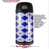 Skin Decal Wrap for Thermos Funtainer 16oz Bottle Boxed Royal Blue (BOTTLE NOT INCLUDED) by WraptorSkinz view 2