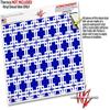 Skin Decal Wrap for Thermos Funtainer 16oz Bottle Boxed Royal Blue (BOTTLE NOT INCLUDED) by WraptorSkinz view 3