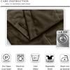 TWOPAGES 52 W x 102 L Pinch Pleat Curtain Room Darkening Velvet Curtain Drapery Panel for Traverse Rod or Track, Living Room Bedroom Meetingroom Club Theater Patio Door (1 Panel), Chocolate view 3