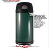 Skin Decal Wrap for Thermos Funtainer 16oz Bottle Solids Collection Hunter Green (BOTTLE NOT INCLUDED) by WraptorSkinz view 2