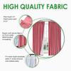 TWOPAGES 52 W x 102 L Pinch Pleat Curtain Room Darkening Velvet Curtain Drapery Panel for Traverse Rod or Track, Living Room Bedroom Meetingroom Club Theater Patio Door (1 Panel), Rose view 4