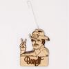 Burt Reynolds Christmas Ornament | Smokey and The Bandit Rear View Mirror Hanging view 2