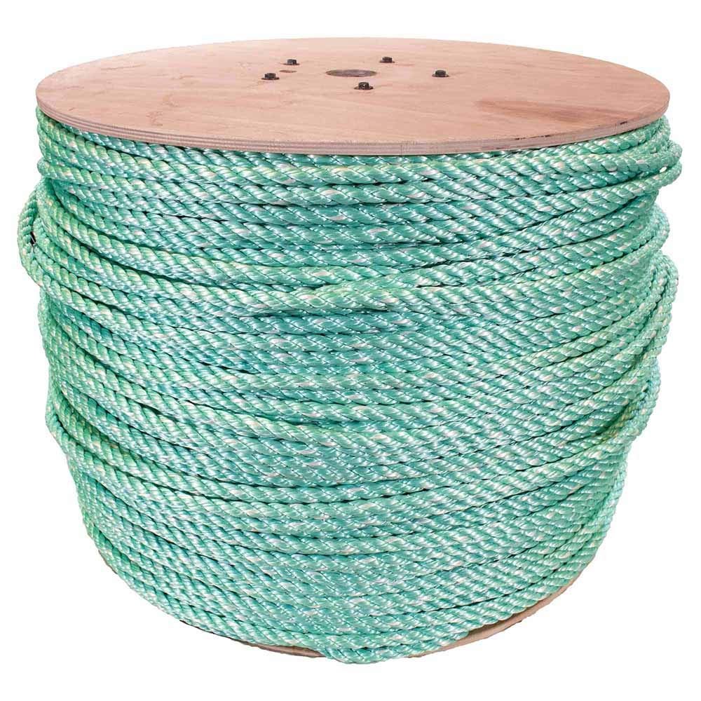 Paracord Planet Three Strand Twisted Polypropylene Rope Indoor and Outdoor Uses (1/4 Inch X 600 Feet, Cobalt Blue)