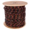 Paracord Planet Three Strand Twisted Polypropylene Rope Indoor and Outdoor Uses (3/4 Inch X 25 Feet, Black with Orange Tracer) view 1