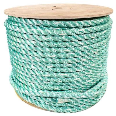 PARACORD PLANET Three Strand Twisted Polypropylene Rope Indoor and Outdoor Uses (1 Inch X 50 Feet, Cobalt Blue)
