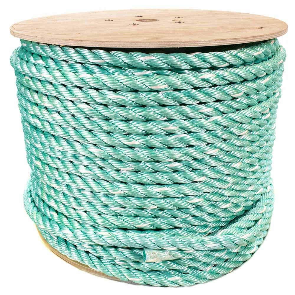 PARACORD PLANET Three Strand Twisted Polypropylene Rope Indoor and Outdoor Uses (1 Inch X 50 Feet, Cobalt Blue)