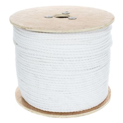 PARACORD PLANET Three Strand Twisted Polypropylene Rope Indoor and Outdoor Uses (5/16 Inch X 1200 Feet, White)