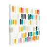 Wrapped Canvas Wall Art - June Erica Vess 'Bright Swatches I' Wall Art for Living Room, Bedroom, or Office Dcor - 18x18 view 1