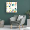 Wrapped Canvas Wall Art - June Erica Vess 'Bright Swatches I' Wall Art for Living Room, Bedroom, or Office Dcor - 18x18 view 4