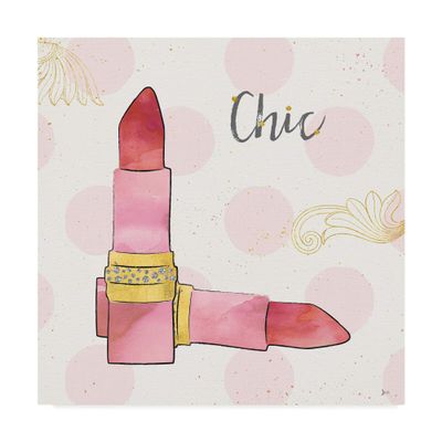 Trademark Fine Art Fashion Blooms III Pink by Jess Aiken, 18x18