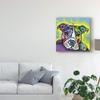 Trademark Fine Art The Baby Pit Bull by Dean Russo, 18x18 view 3