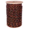 PARACORD PLANET Three Strand Twisted Polypropylene Rope Indoor and Outdoor Uses (5/8 Inch X 100 Feet, Black with Orange Tracer) view 1